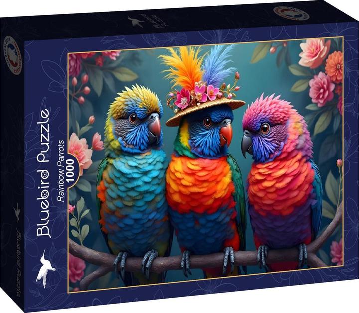 Bluebird Rainbow Parrots (1000 Teile)