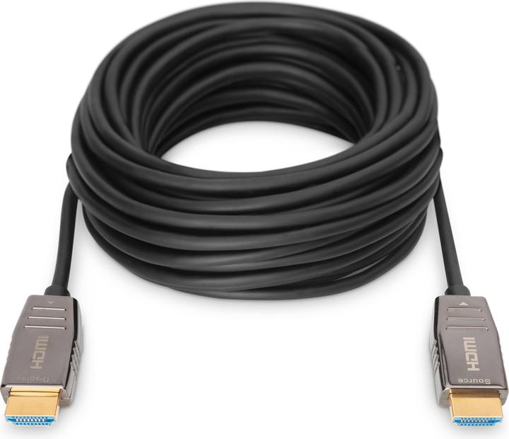 Actual product image Digitus HDMI AOC Hybrid Fiber Optic Cable, UHD 8K, 20 m (20 m, HDMI, 2.1)