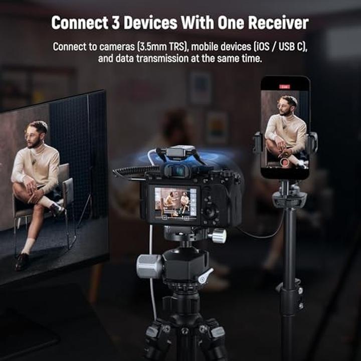 Produktbild Neewer Sistema Microfono Lavalier Senza Filo CM28 Max