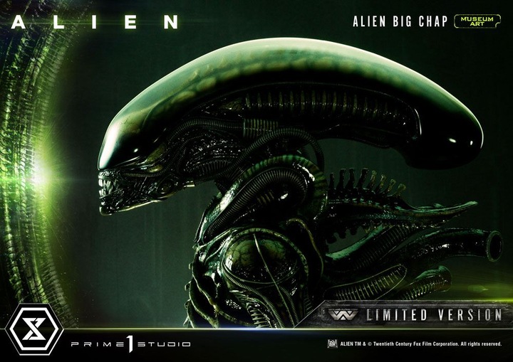 Image du produit Prime 1 Studio Aliens statuette 1/3 Alien Big Chap Museum Art Limited Version 85 cm