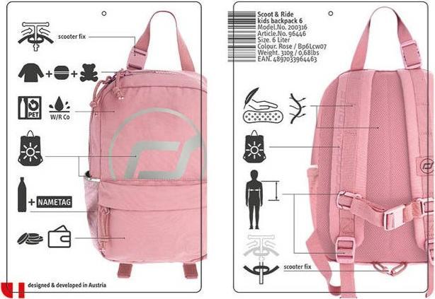 Actual product image Scoot and Ride Scoot&Ride Backpack (9 litres) (9 l)