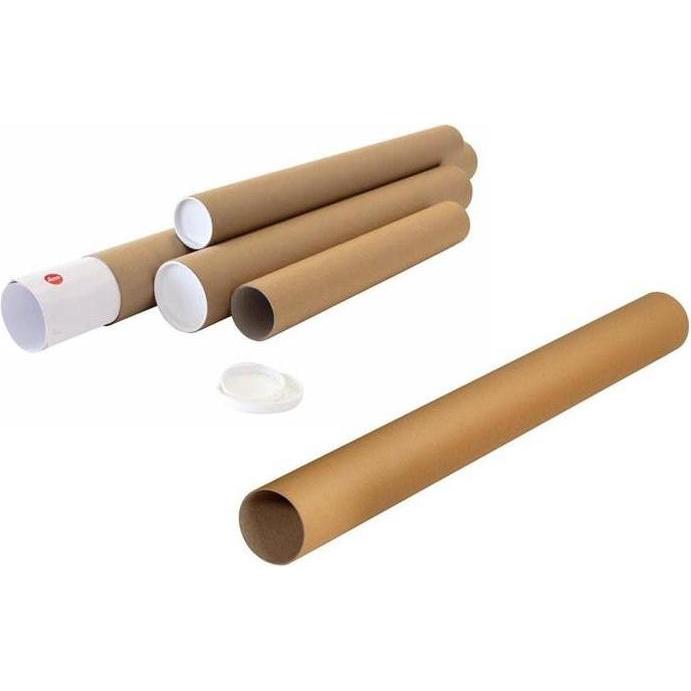 Transpak Versandrohr Durchmesser 80mm Länge 860mm A0 braun Wandstärke 2mm (20 Stk.) (5730046)