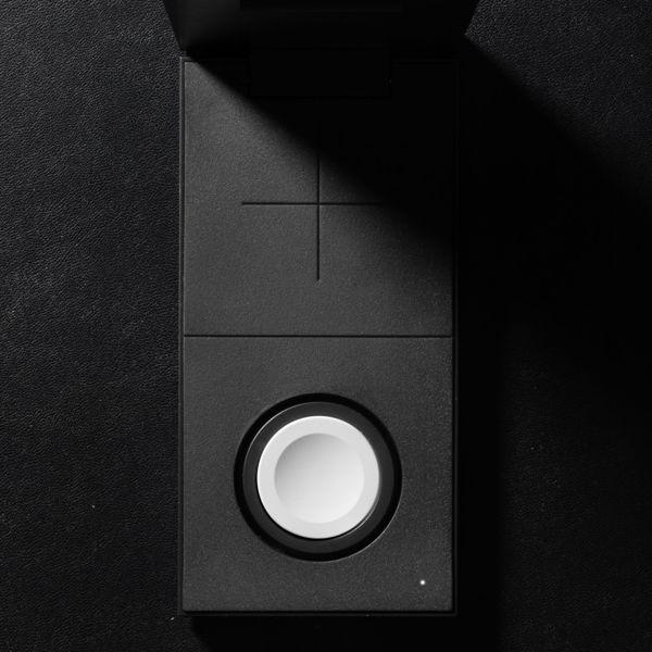 Actual product image Native Union Rise 3-In-1 Qi2 Wireless Charger Black (15 W)