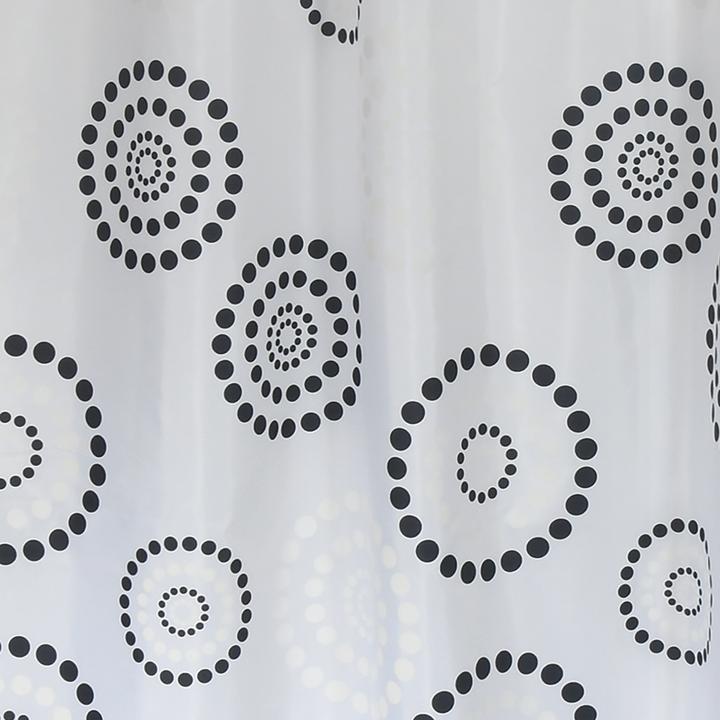 Produktbild spirella Dots Grau (180 x 200 cm)