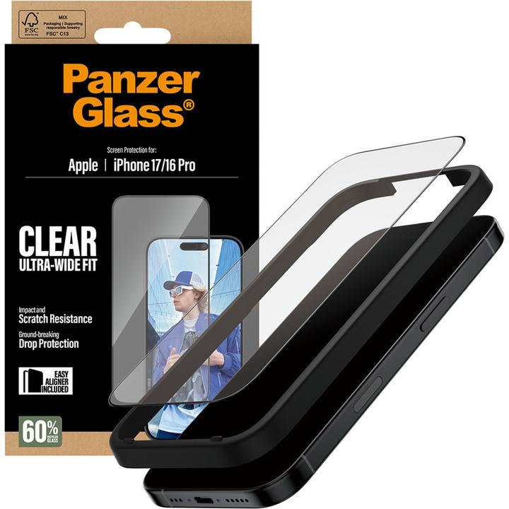 Immagine prodotto PanzerGlass Ultra Wide Fit (1 pz., Apple iPhone 17)