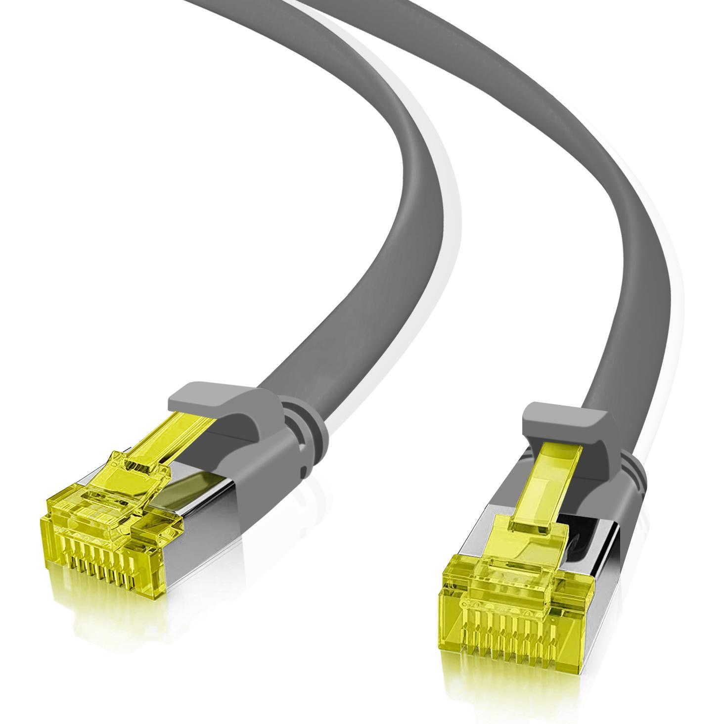 Thumbnail - Helos Herweck Patch-Kabel (U/FTP, CAT6a, 10 m), Netzwerkkabel