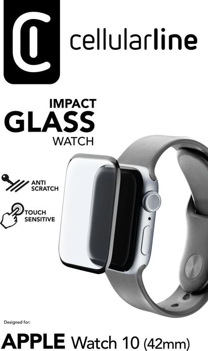 Produktbild Cellularline Glas für Apple Watch 42mm Schutzglas TIME für Apple Watch 42mm