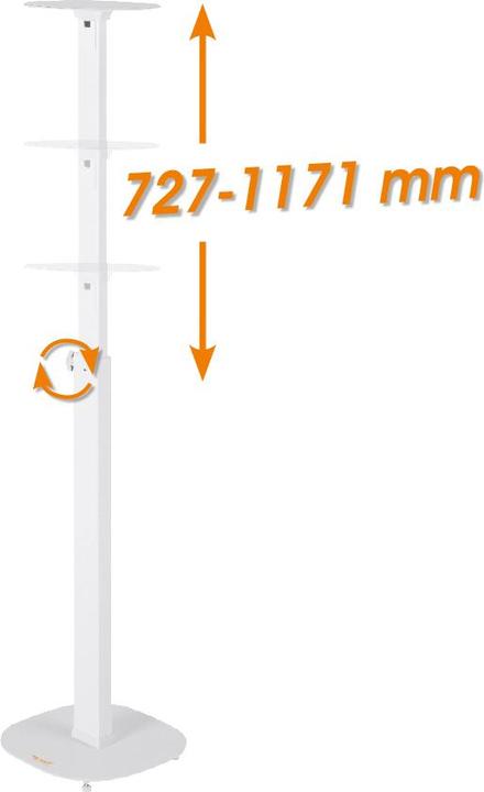 Actual product image myWall HS 23 WL (1 pair, Stand, Height-adjustable)