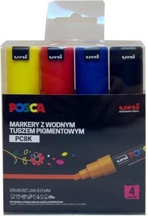 Actual product image Posca Postermarker PC-8K 4 Farben (4 x)