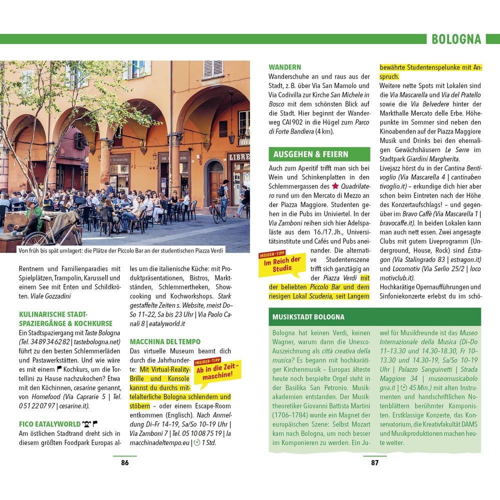 Thumbnail - Reiseführer Emilia-Romagna, Bologna, Parma, Ravenna, Ratgeber von Sabine Oberpriller, Bettina Dürr