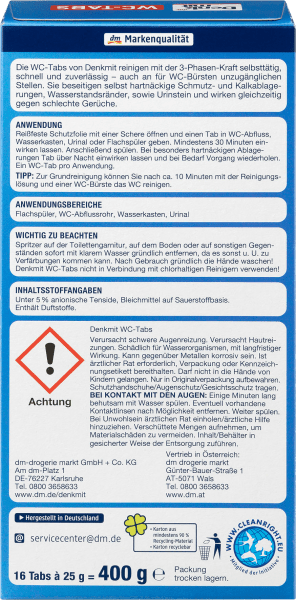 Produktbild dm Denkmit WC-Reiniger Tabs