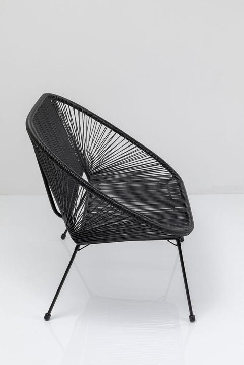 Image du produit Kare Design Banc Acapulco Noir (121 cm)