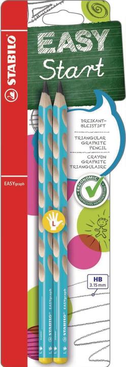 Produktbild STABILO EASYgraph blau 2er (3.15 mm, HB, 2 x)