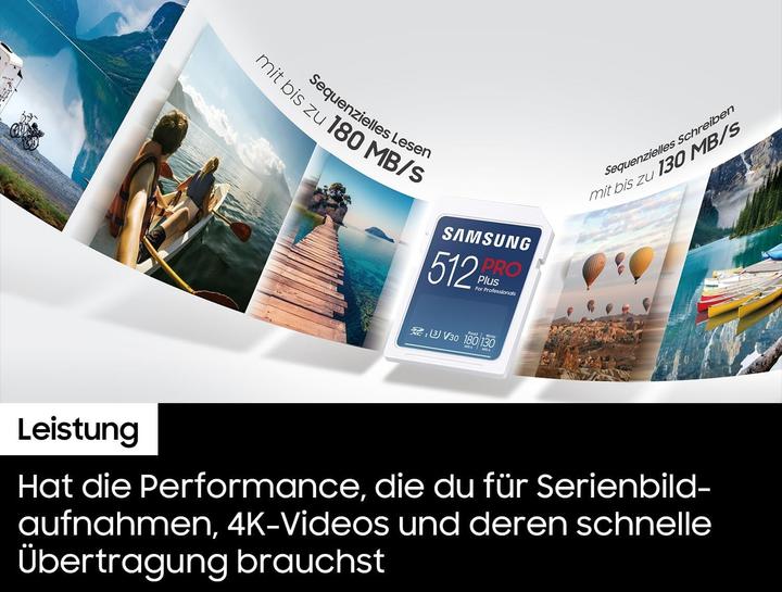 Produktbild Samsung MB-SD512SB/WW (512 GB, SDXC, U3, UHS-I)