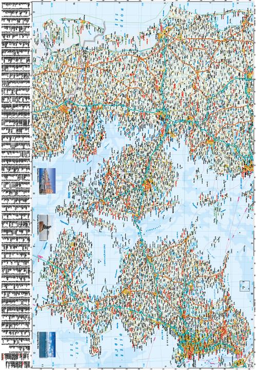 Immagine prodotto Mappa della Danimarca (1:300.000)