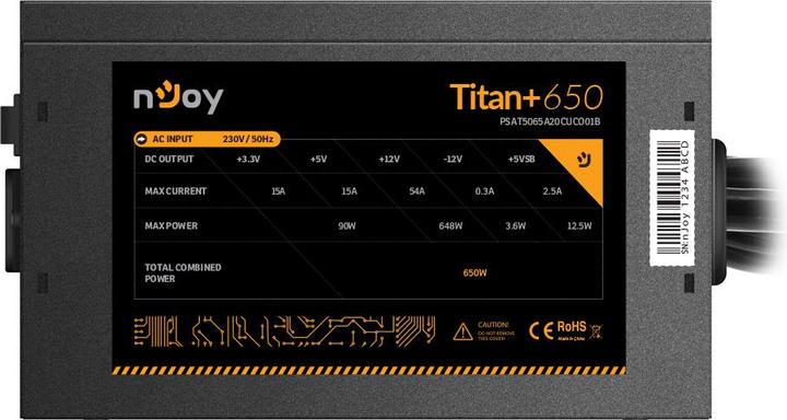 Actual product image Njoy Titan+ 650 (650 W)