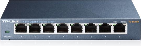 Actual product image TP-Link Tl-Sg108pe (8 ports)