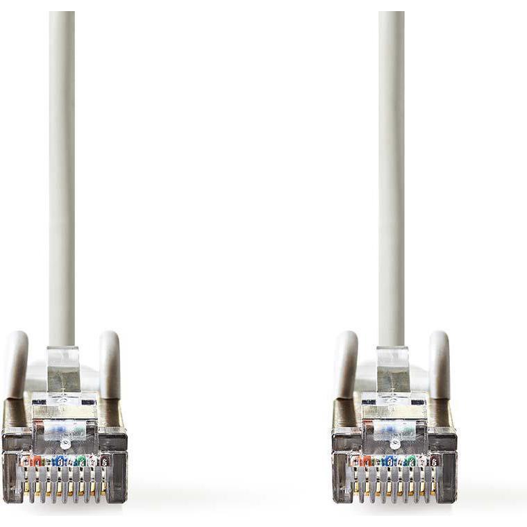 Thumbnail - Nedis Cat 5e SF/UTP Netzwerkkabel RJ45 (8P8C) Stecker - RJ45 (8P8C) Stecker, Grau, 10 m (SF/UTP, CAT5e, 10 m), Netzwerkk...