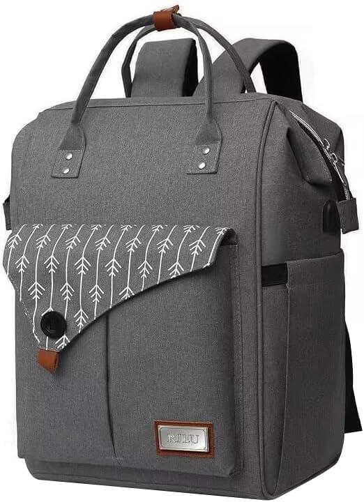 Actual product image Rjeu Laptoprucksack mit USB-Anschluss