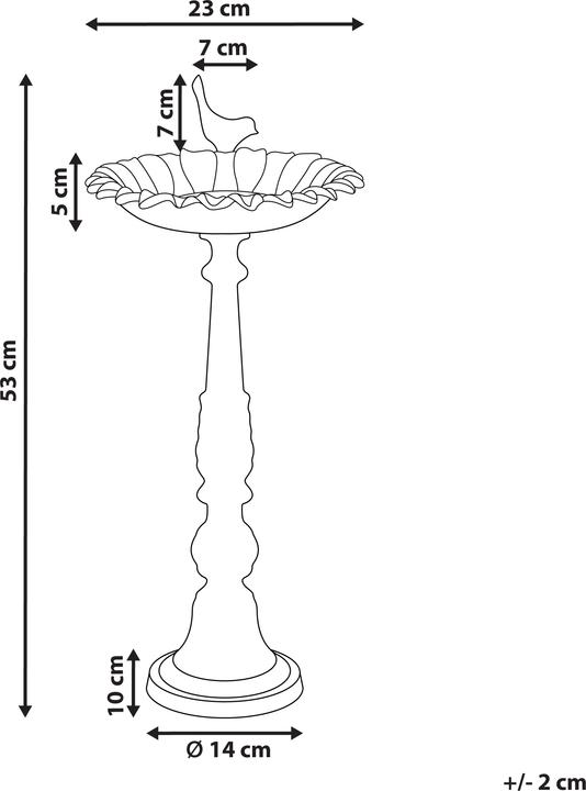 Produktbild Beliani Blackbird