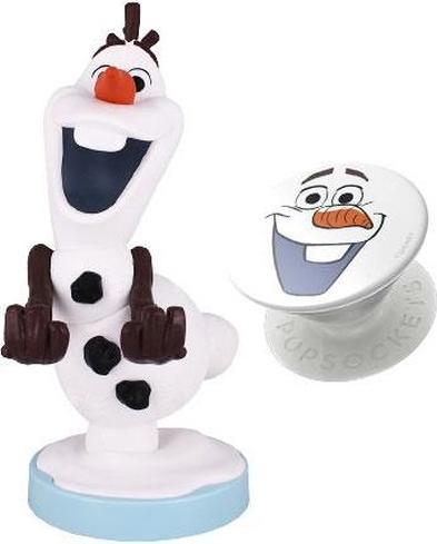 Image du produit Exquisite Gaming FROZEN Olaf + Pop Socket Édition Limeted - Cable Guy (Xbox 360, Xbox One S, Xbox Series X, PC, Mac, Switch, PS4, PS5)