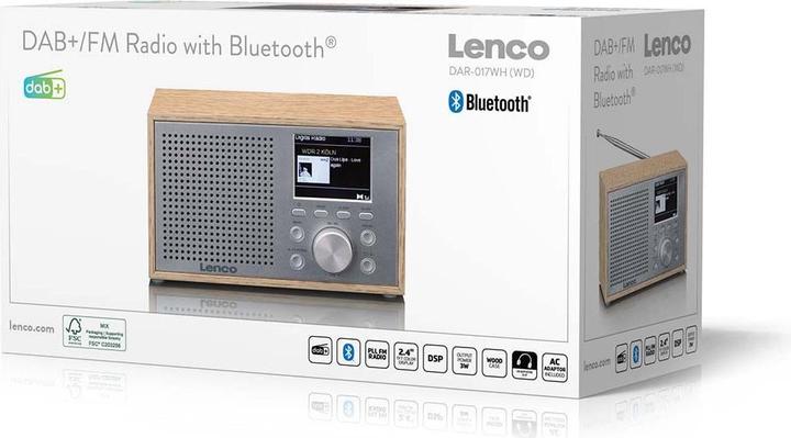 Actual product image Lenco DAR-017WH (WD) (DAB+, FM, Bluetooth)