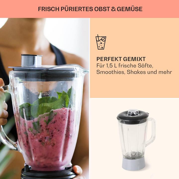 Produktbild Klarstein Knetmaschine mit Fleischwolf (2000 W, 5 l)