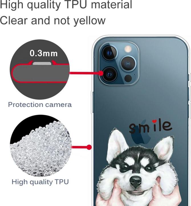 Produktbild König Design Hülle Handy Schutz für Apple iPhone 13 Pro Max Case Cover Tasche Transparent Neu (Apple iPhone 13 Pro Max)