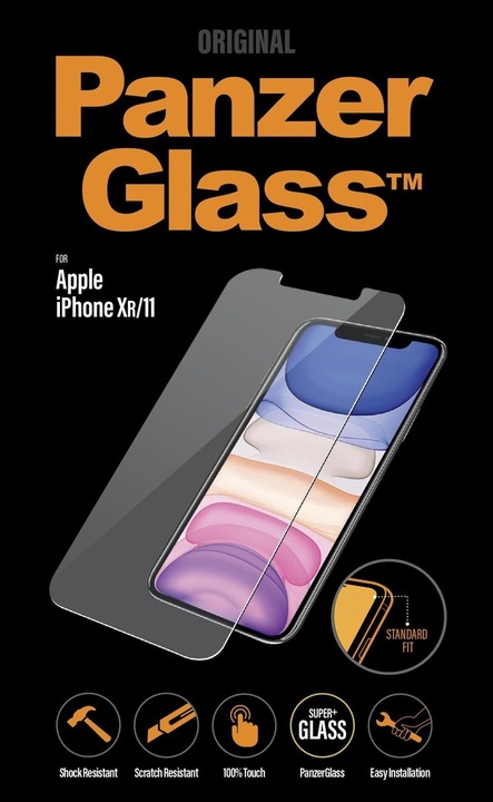 Actual product image PanzerGlass standard fit (1 Piece, Apple iPhone 11)