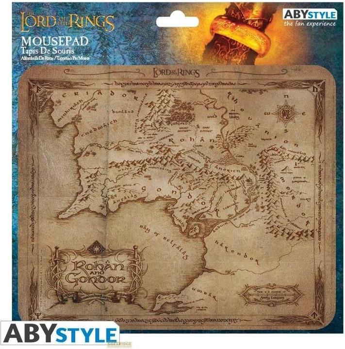 Immagine prodotto ABYstyle IL SIGNORE DEGLI ANELLI - Mousepad flessibile - Mappa di Rohan Gondor