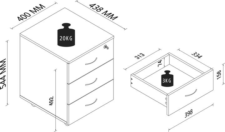 Actual product image VCM Baula (40 x 44 x 54 cm)
