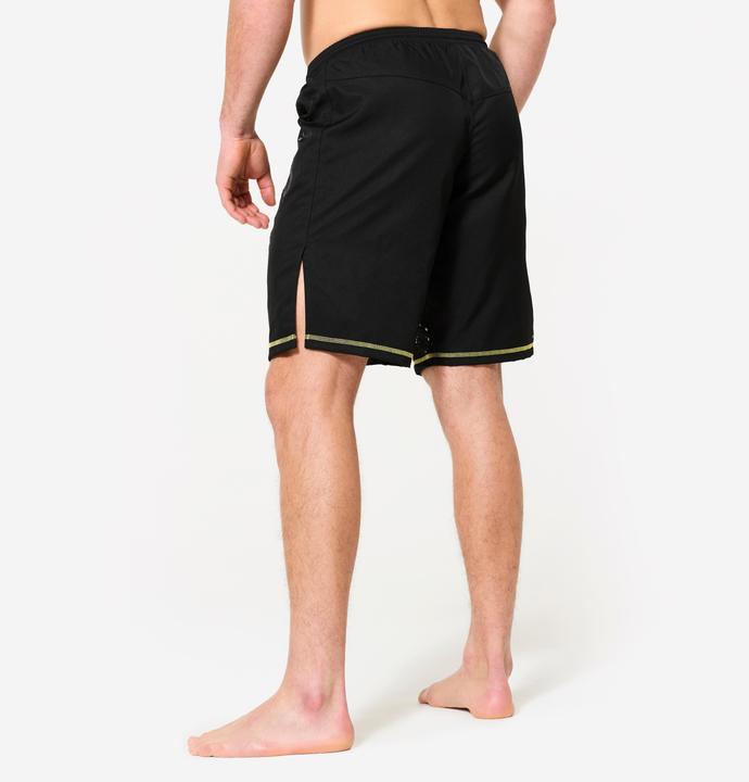 Produktbild Domyos MMA-ShortsHerren strapazierfähig - schwarz/gelb (XL)