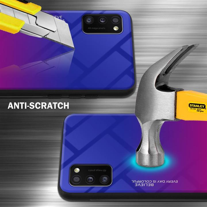 Produktbild Cadorabo TPU 2 Farben Glas Cover (Samsung Galaxy A41)