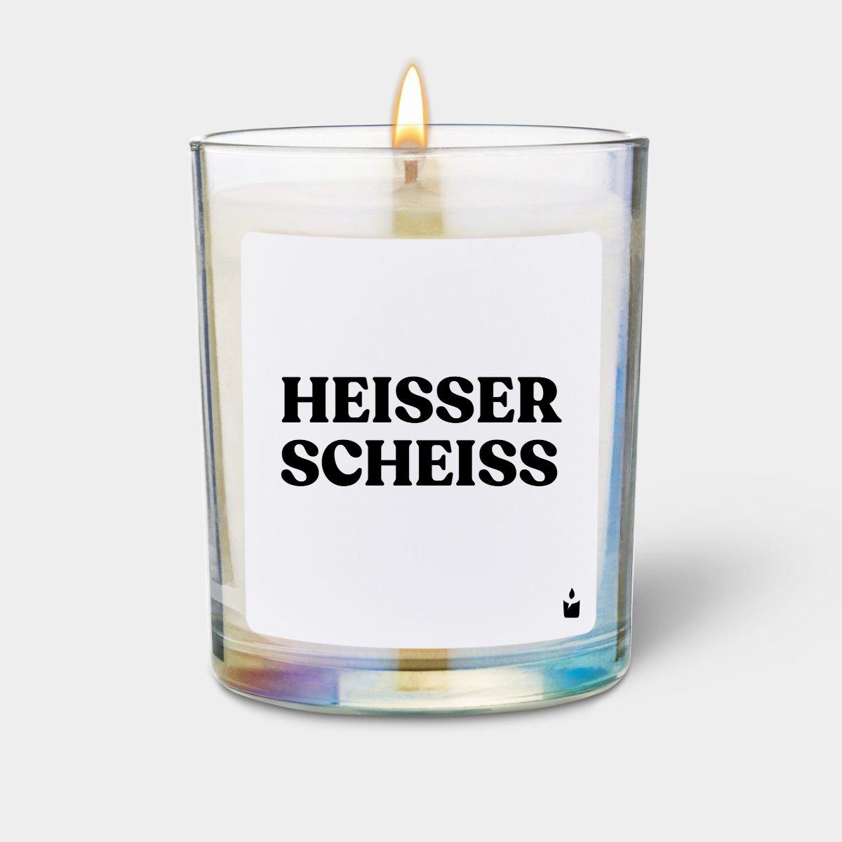 Chatty Candles, Candela Profumata, Duftkerze Woody Heisser Scheiss