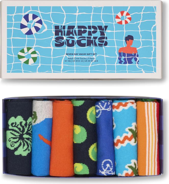 Actual product image Happy Socks Strümpfe SEVEN DAY VACAY Socken 7er Pack (pack of 7, 36 - 40)