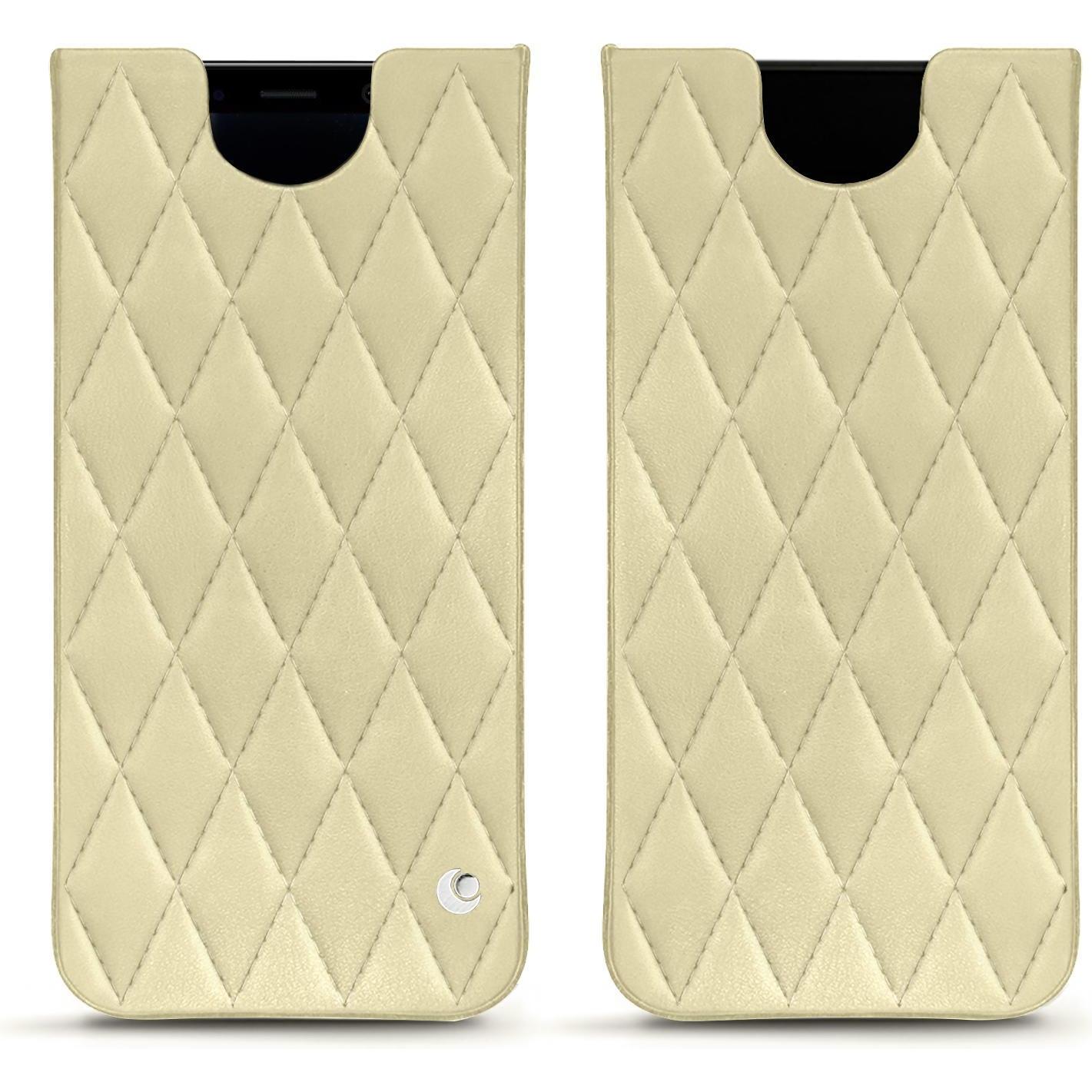 Thumbnail - Noreve Lederschutzhülle (Samsung Galaxy S8+), Smartphone Hülle, Beige