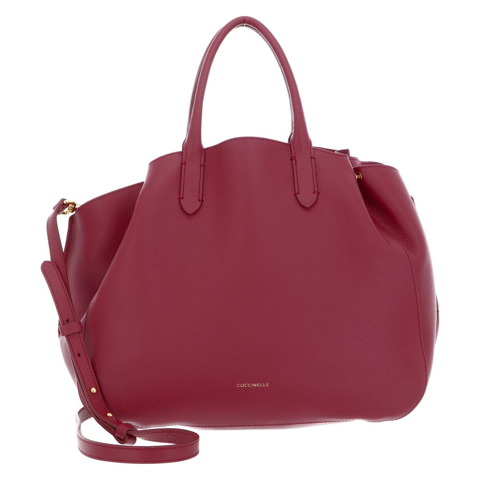 Coccinelle, Damen, Handtasche, Soft Wear Handbag Double Grainy Leather