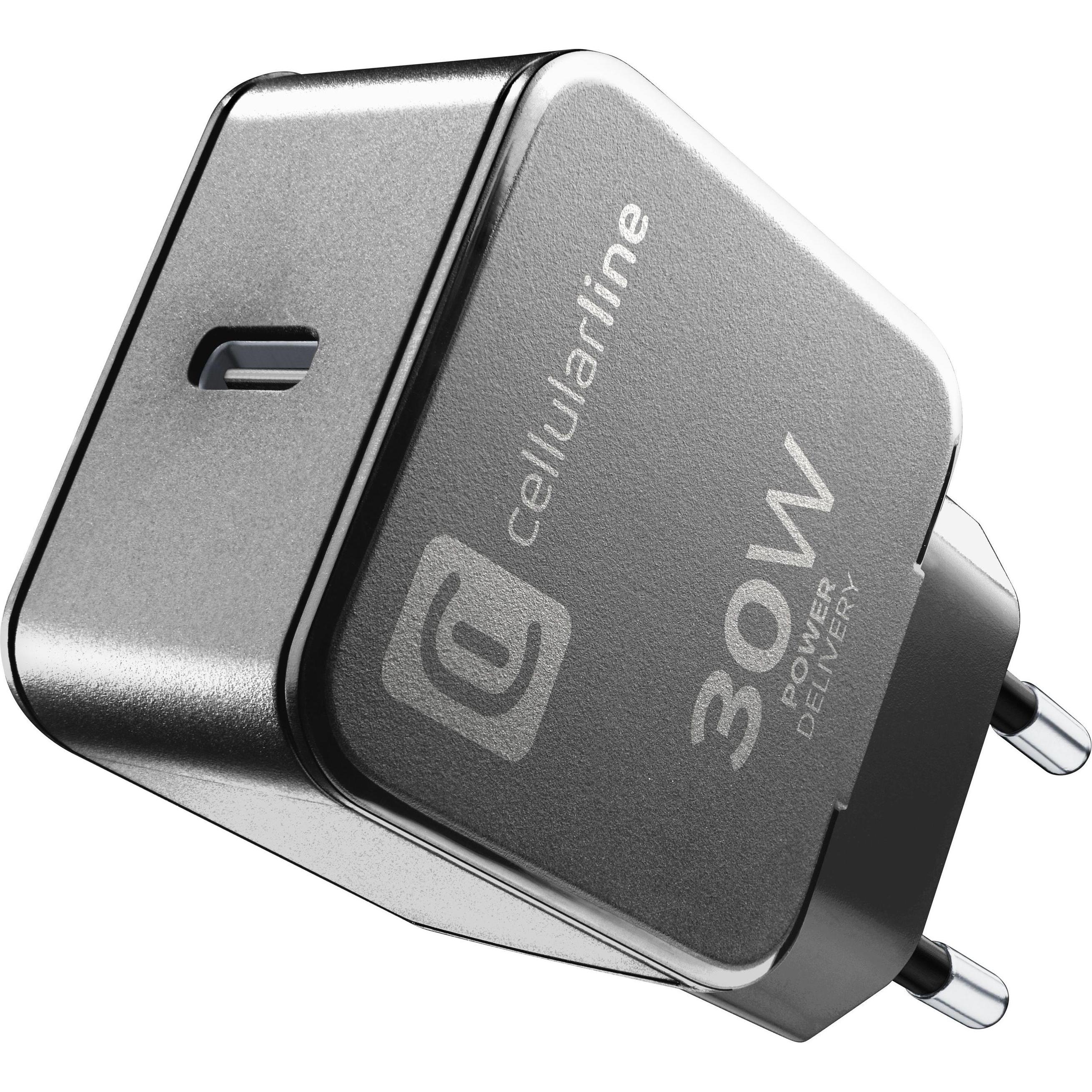 Thumbnail - Peter Jäckel Cellularline USB Typ-C Travel Charger One Motorola/ Google 30W White (30 W), USB Ladegerät, Weiss
