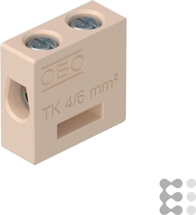 Produktbild OBO Bettermann OBO TK 04 Keramikklemme m.Drahtschutz f.FireBox T Datentechnik 4qmm