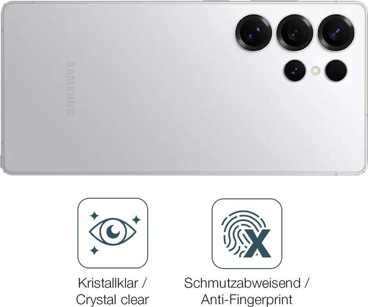 Produktbild Dipos Schutzfolie Klar für Samsung Galaxy S25 Ultra Rückseite (1 Stück, Samsung Galaxy S25 Ultra)