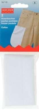 Immagine prodotto Prym Tasche per pantaloni 1/1 da cucire in bianco (2 pezzi)