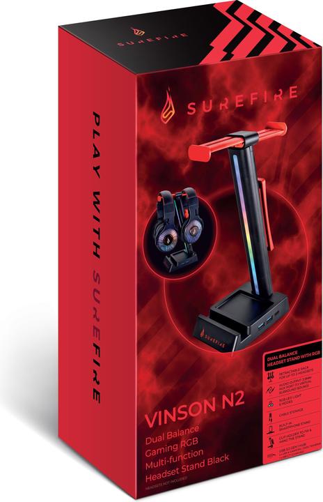 Produktbild SureFire Vinson N2 Headsetstandhub Blk