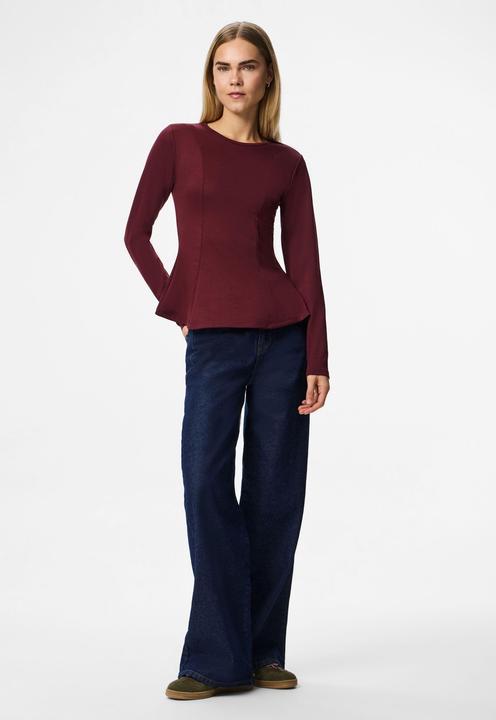 Immagine prodotto Pieces PCLUCCI PEPLUM Oberteil mit langen Ärmeln (XL)