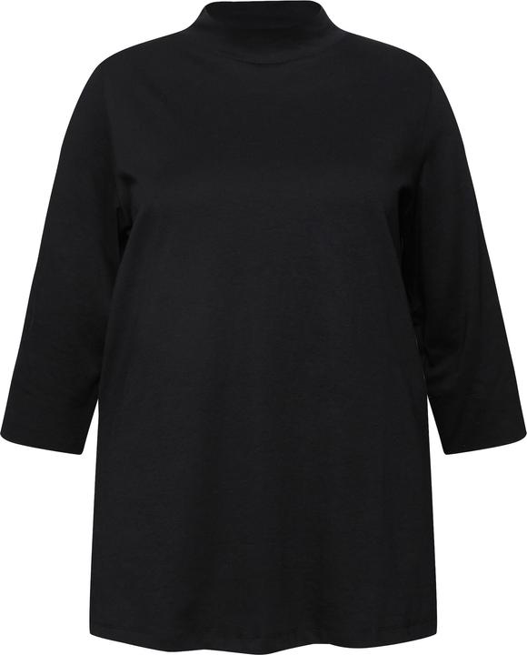 Image du produit Ulla Popken T-shirt à col montant et manches 3/4, coupe Classic (46, 48)
