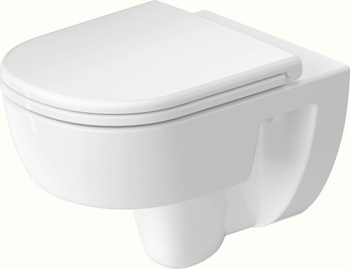 Image du produit Duravit WC suspendu D-Code, chasse d'eau basse, rimless, 370x540x360mm, 4/2 litres, blanc brillant