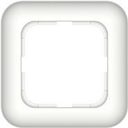 Produktbild Kindermann Schalterrahmen 1-fach, Busch Jaeger, Reflex SI, alpinweiss, passend für Anschlussblenden