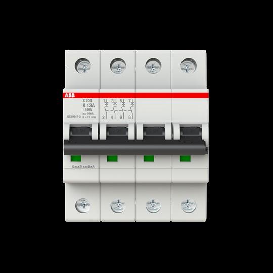 Produktbild ABB S204-K13 Sicherungsautomat K-Char., 6 2CDS254001R0447