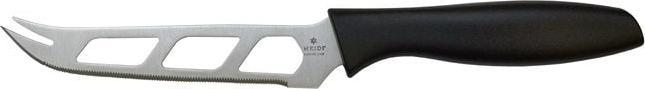 Heidi Cheese Line Couteau à fromage pour pâte molle et mi-molle avec manche noir PP (12 cm)