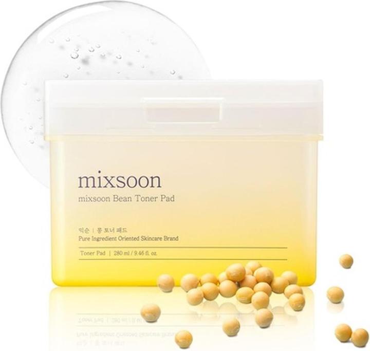 Immagine prodotto Mixsoon Bean Toner Pad Moisturizing Elasticity Exfoliation with Bean Extracts (Salviette detergenti per il viso, 280 ml)