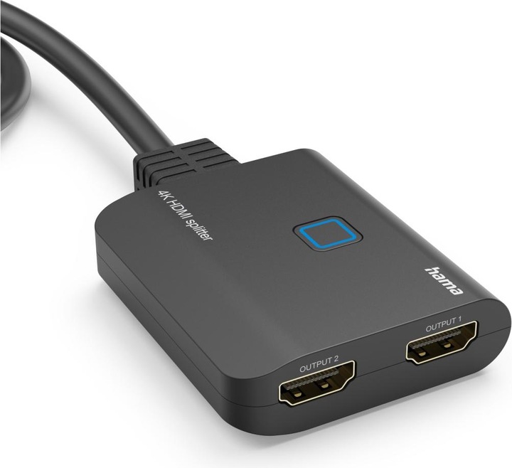 Actual product image Hama 4K HDMI™ splitter, 1 In 2 Out